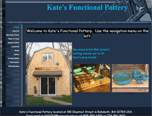 Tablet Screenshot of katespottery.com